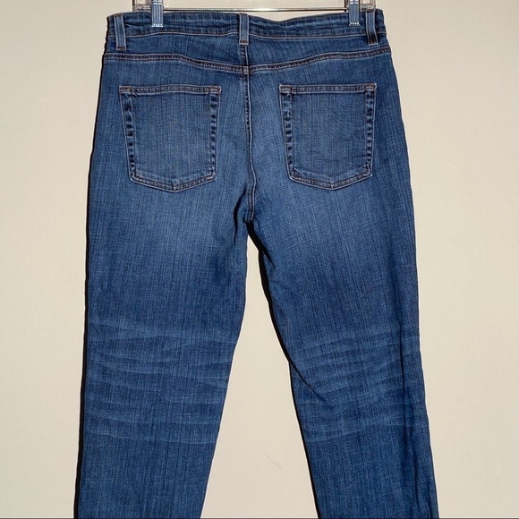 Eileen Fisher Straight Leg Organic Cotton Stretch Jeans, size 8 - Picture 7 of 10